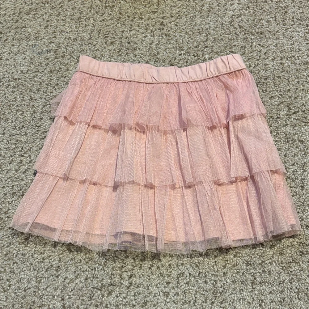 Gap Kids Pink Tiered Tull Skirt Size Small (6-7) | girly | princess | fancy
